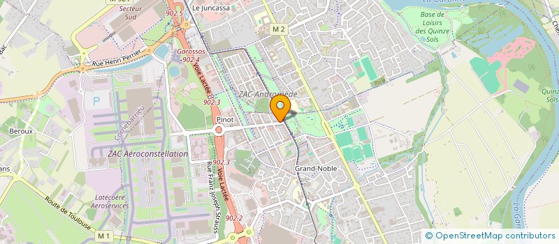 localisation de l'entreprise MADAME ESTELLE LAHAIX  BLAGNAC