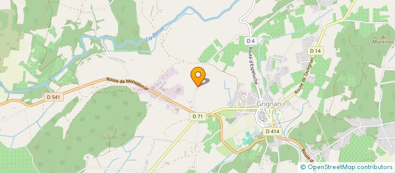 localisation de l'entreprise MADAME ESTELLE LANGE  GRIGNAN