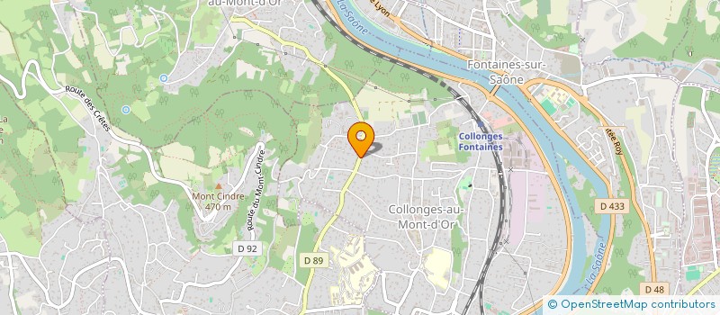 localisation de l'entreprise MADAME ESTELLE LAURENT  COLLONGES-AU-MONT-D'OR