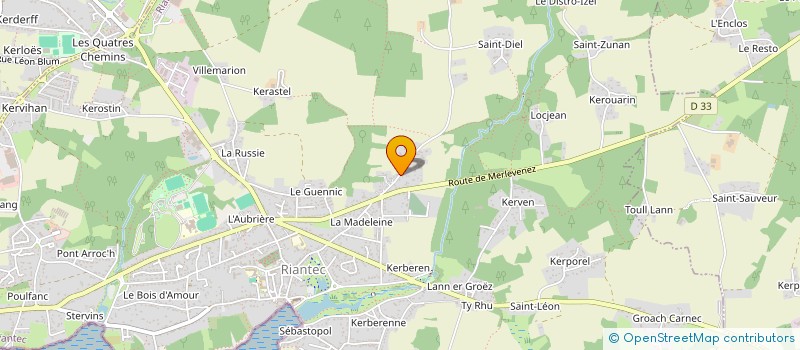 localisation de l'entreprise MADAME ESTELLE LE BEHEREC à RIANTEC