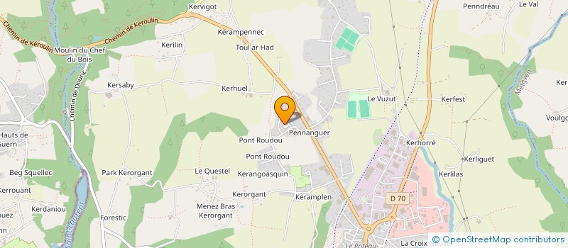 localisation de l'entreprise MADAME ESTELLE LE GALL  CONCARNEAU