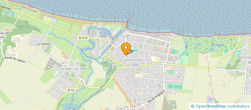 localisation de l'entreprise MADAME ESTELLE LEBLANC à COURSEULLES-SUR-MER