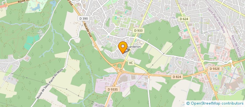 localisation de l'entreprise MADAME ESTELLE LEBLANC  SAINT-PIERRE-DU-MONT