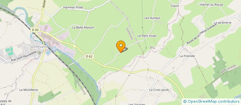 localisation de l'entreprise MADAME ESTELLE LECARDONNEL  SOTTEVAST