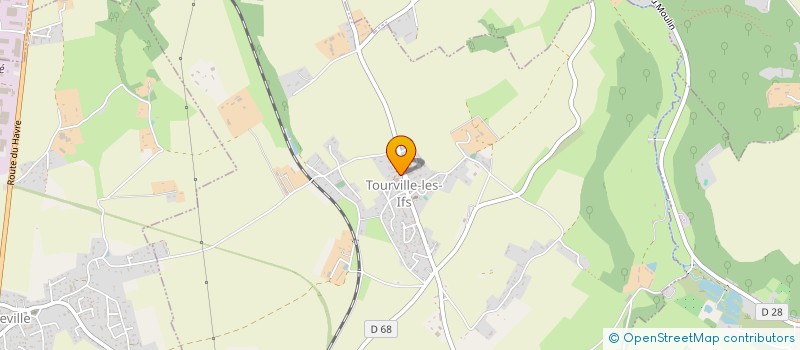 localisation de l'entreprise MADAME ESTELLE LECLERC  TOURVILLE-LES-IFS