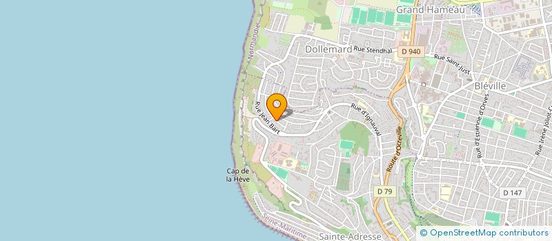 localisation de l'entreprise MADAME ESTELLE LECOQ  SAINTE-ADRESSE