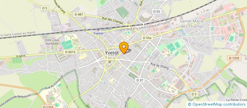 localisation de l'entreprise MADAME ESTELLE LECUYER  YVETOT