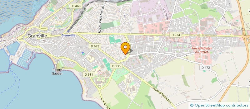 localisation de l'entreprise MADAME ESTELLE LEDURE  GRANVILLE