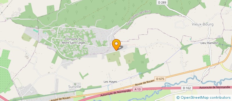 localisation de l'entreprise MADAME ESTELLE LEFEVRE  SURVILLE