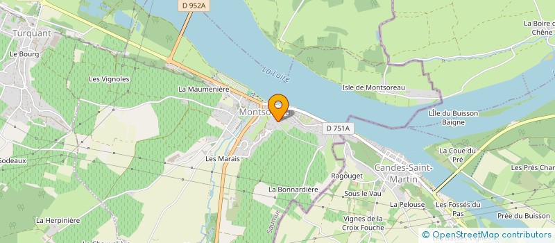 localisation de l'entreprise MADAME ESTELLE LEME  MONTSOREAU