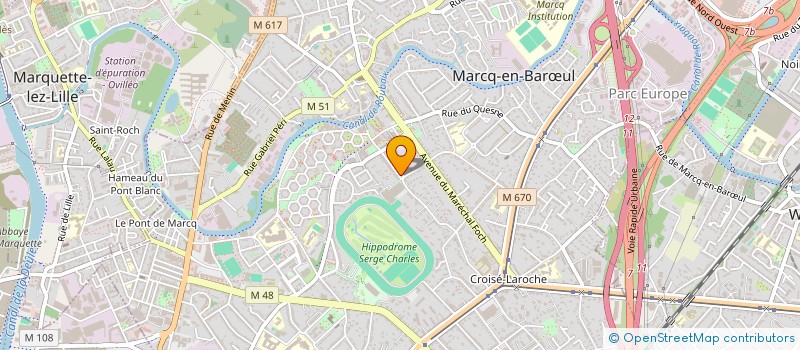 localisation de l'entreprise MADAME ESTELLE LEPERCK  MARCQ-EN-BARUL