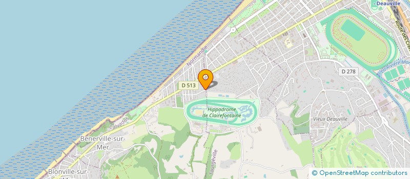 localisation de l'entreprise MADAME ESTELLE LEROY  BENERVILLE-SUR-MER