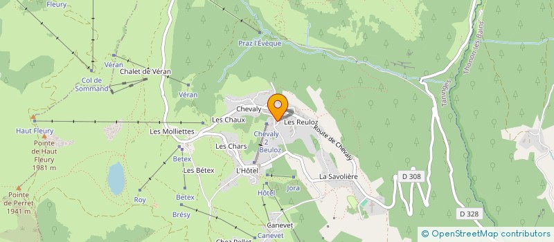 localisation de l'entreprise MADAME ESTELLE LEROY  TANINGES