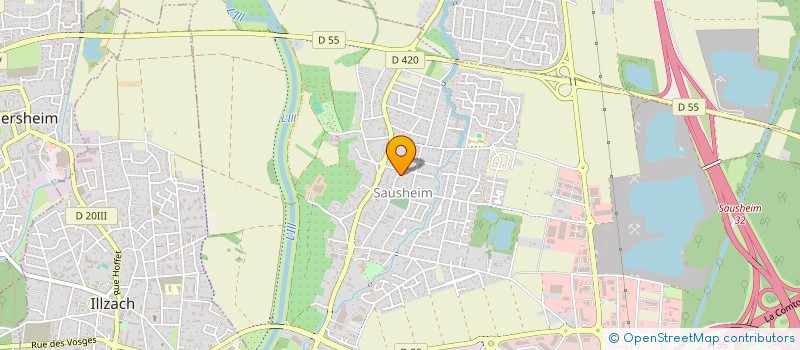 localisation de l'entreprise MADAME ESTELLE LEVY  BALDERSHEIM