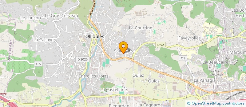 localisation de l'entreprise MADAME ESTELLE LIEGEOIS à OLLIOULES