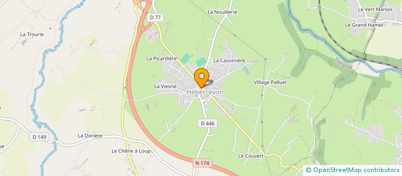 localisation de l'entreprise MADAME ESTELLE LIGER  THEREVAL