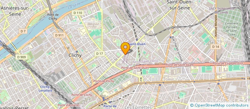 localisation de l'entreprise MADAME ESTELLE LIMMOIS à CLICHY