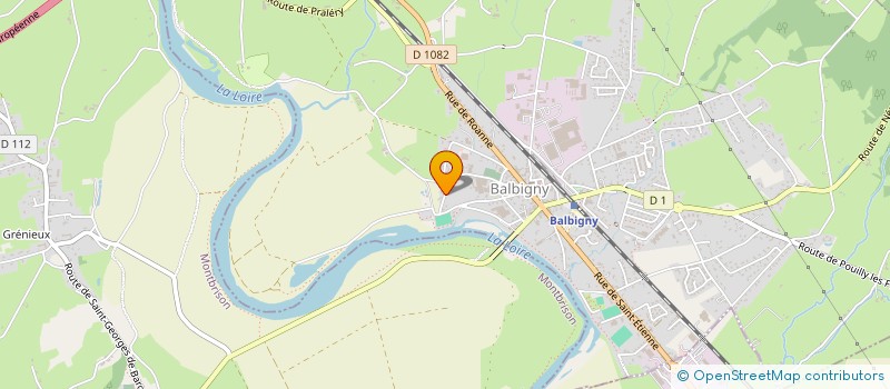 localisation de l'entreprise MADAME ESTELLE LION  BALBIGNY