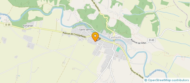 localisation de l'entreprise MADAME ESTELLE LIZE  CALMONT