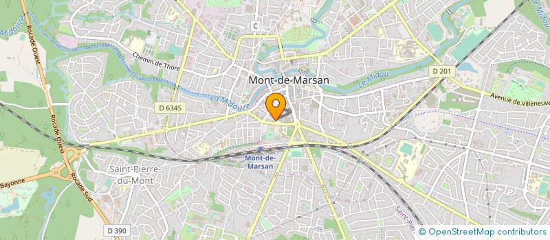 localisation de l'entreprise MADAME ESTELLE LOGEAIS  MONT-DE-MARSAN