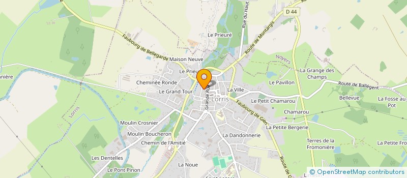 localisation de l'entreprise MADAME ESTELLE LOISEAU à LORRIS