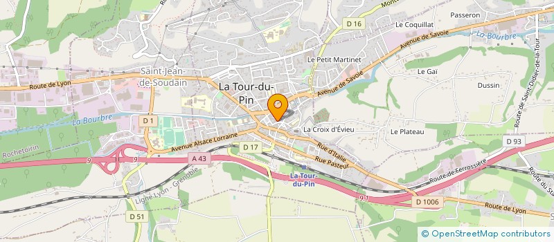 localisation de l'entreprise MADAME ESTELLE LOPEZ  LA TOUR-DU-PIN