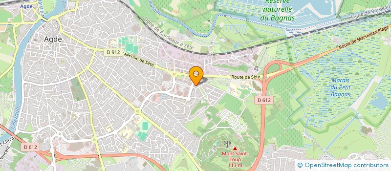 localisation de l'entreprise MADAME ESTELLE LOPEZ  AGDE