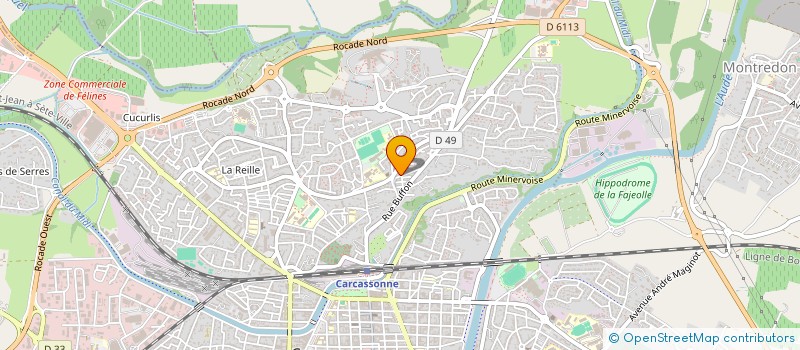 localisation de l'entreprise MADAME ESTELLE LOUBIC  CARCASSONNE