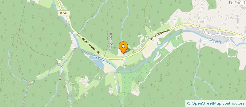 localisation de l'entreprise MADAME ESTELLE LOVERSO  LE POET-LAVAL