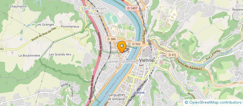 localisation de l'entreprise MADAME ESTELLE LOZANO  SAINTE-COLOMBE