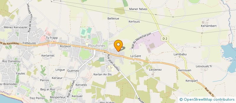 localisation de l'entreprise MADAME ESTELLE LUCAS à PLOUHINEC