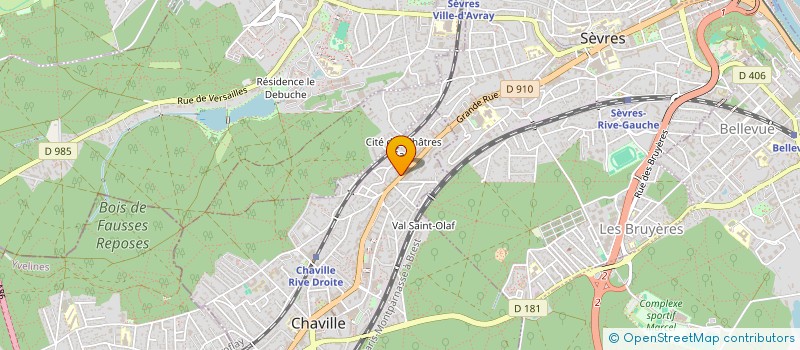 localisation de l'entreprise MADAME ESTELLE LUTAUD à CHAVILLE