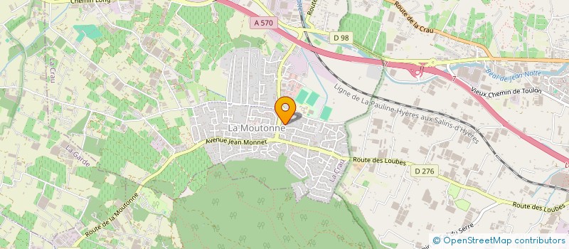 localisation de l'entreprise MADAME ESTELLE LUTHOLD  LA CRAU