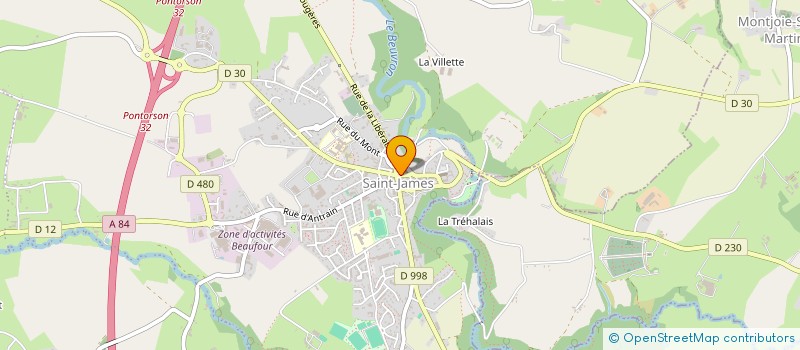 localisation de l'entreprise MADAME ESTELLE MACAIRE  SAINT-JAMES