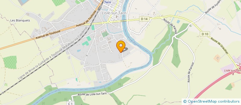 localisation de l'entreprise MADAME ESTELLE MACARI à LISLE-SUR-TARN