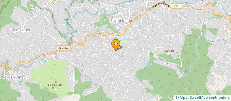 localisation de l'entreprise MADAME ESTELLE MACRI  PEYMEINADE