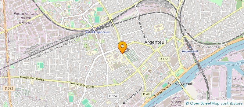 localisation de l'entreprise MADAME ESTELLE MAGAUT  ARGENTEUIL