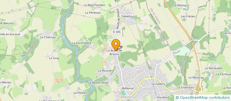 localisation de l'entreprise MADAME ESTELLE MAISONNEUVE  PLESLIN-TRIGAVOU