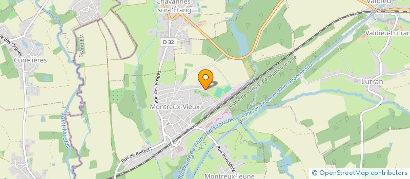 localisation de l'entreprise MADAME ESTELLE MAISONNEUVE  MONTREUX-VIEUX