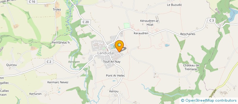 localisation de l'entreprise MADAME ESTELLE MAJAL  LANDUDAL