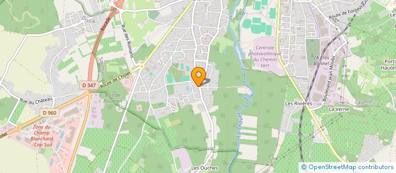 localisation de l'entreprise MADAME ESTELLE MARCQ  SAUMUR