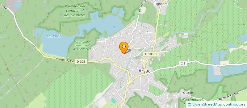 localisation de l'entreprise MADAME ESTELLE MARDON  ARSAC