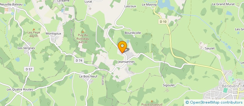 localisation de l'entreprise MADAME ESTELLE MARIETTE  LE GRAND-BOURG