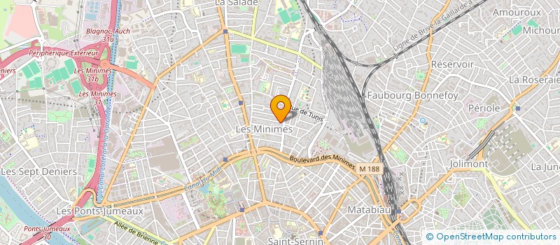 localisation de l'entreprise MADAME ESTELLE MARTIN à TOULOUSE