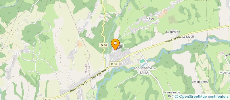 localisation de l'entreprise MADAME ESTELLE MARTINEZ  MONSTEROUX-MILIEU