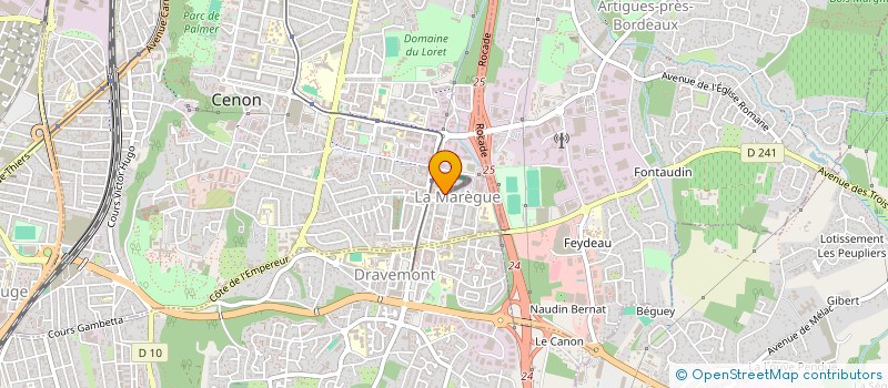 localisation de l'entreprise MADAME ESTELLE MASSENAT à CENON