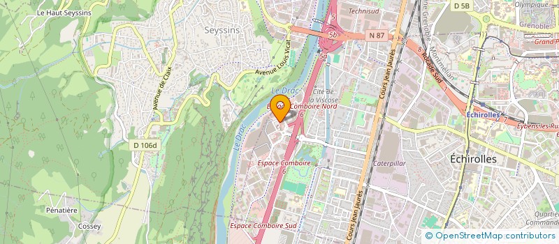 localisation de l'entreprise MADAME ESTELLE MATAGNE  ECHIROLLES