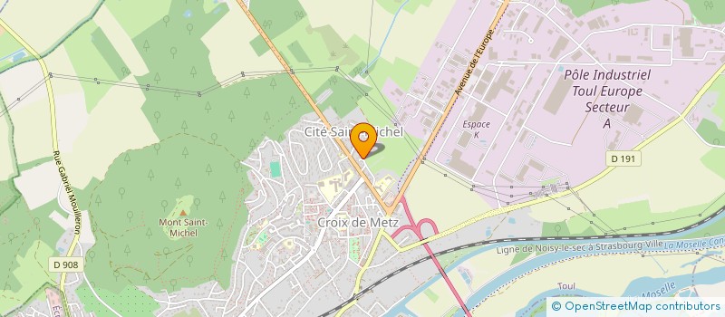 localisation de l'entreprise MADAME ESTELLE MATHIEU  TOUL