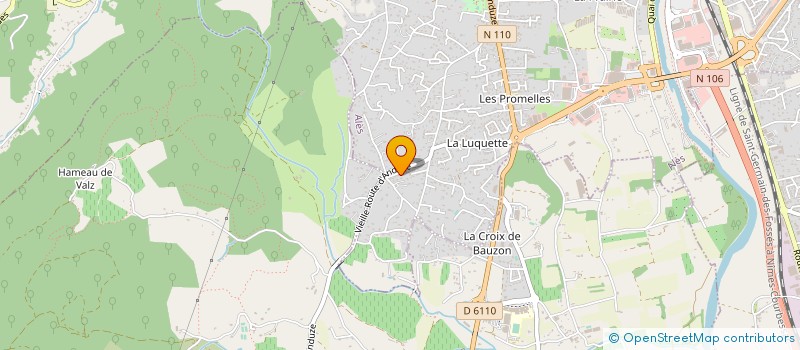 localisation de l'entreprise MADAME ESTELLE MAZODIER  ALES