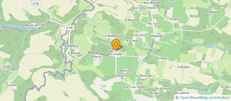 localisation de l'entreprise MADAME ESTELLE MAZOYER à CASTELNAU D'AUZAN LABARRERE